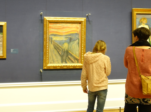 Skrik, Nasjonalgalleriet (Edvard Munch, Skrik, 1893).