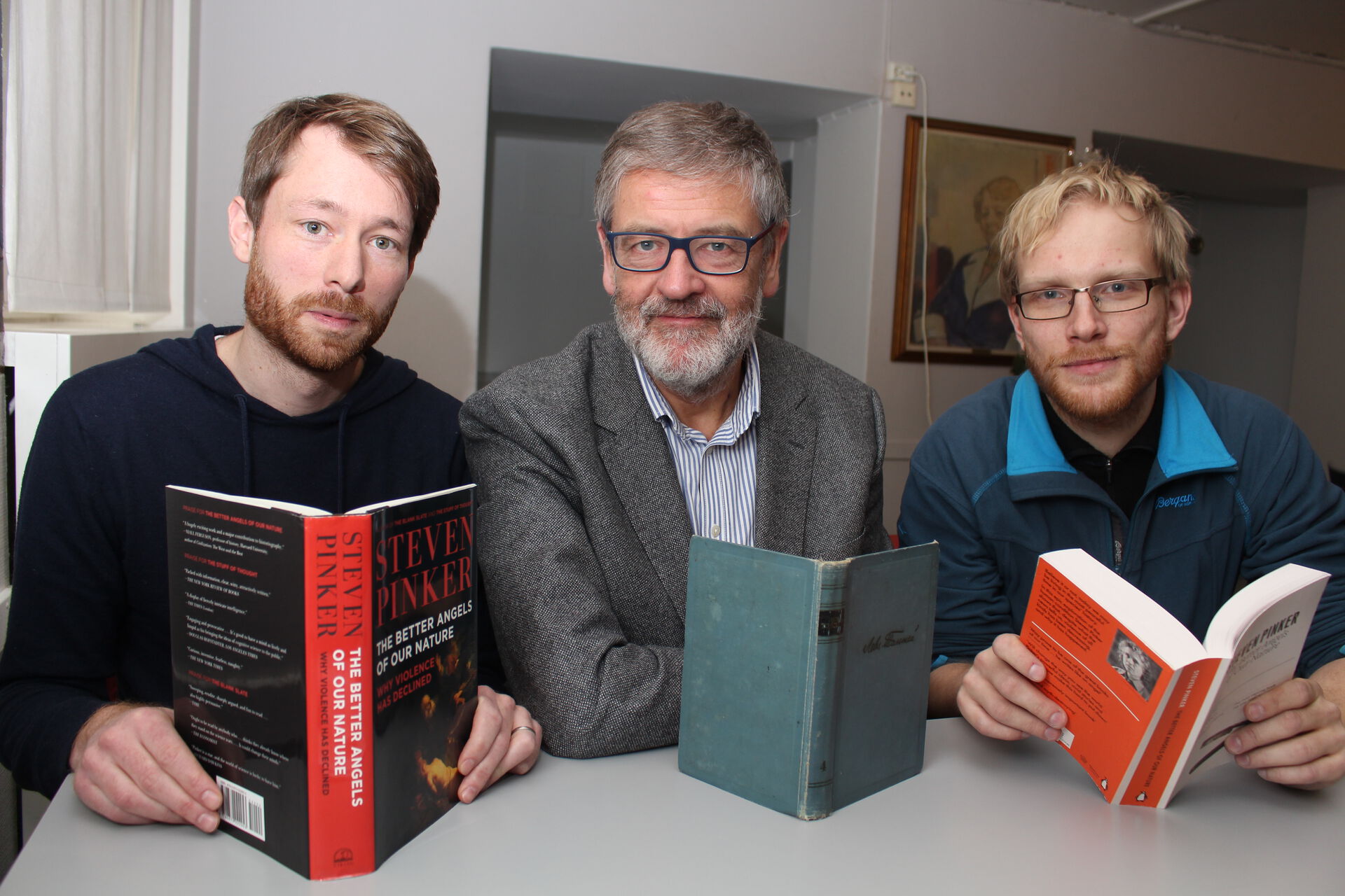Håvard Mokleiv Nygård, Nils Lid Hjort og Jens Kristoffer Haug