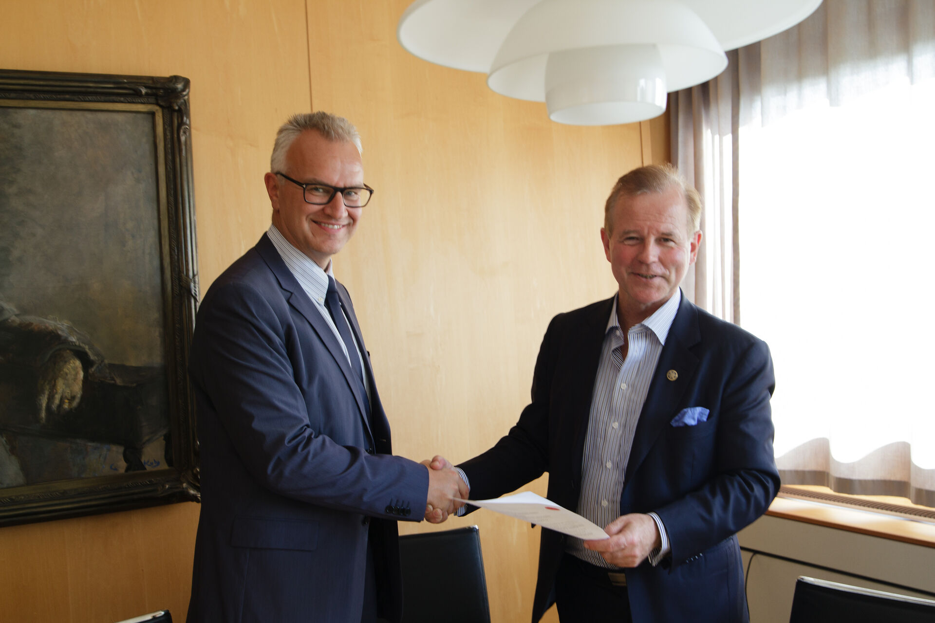 Kristian Berg Harpviken og Ole Petter Ottersen